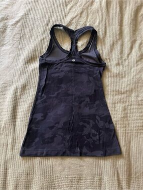 Lululemon Black Camo Racerback Tank